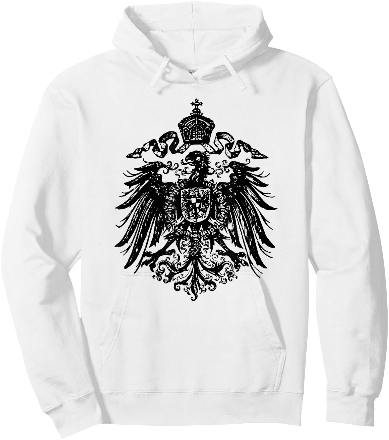 German Imperial Eagle Hoodie - Hoodie | White