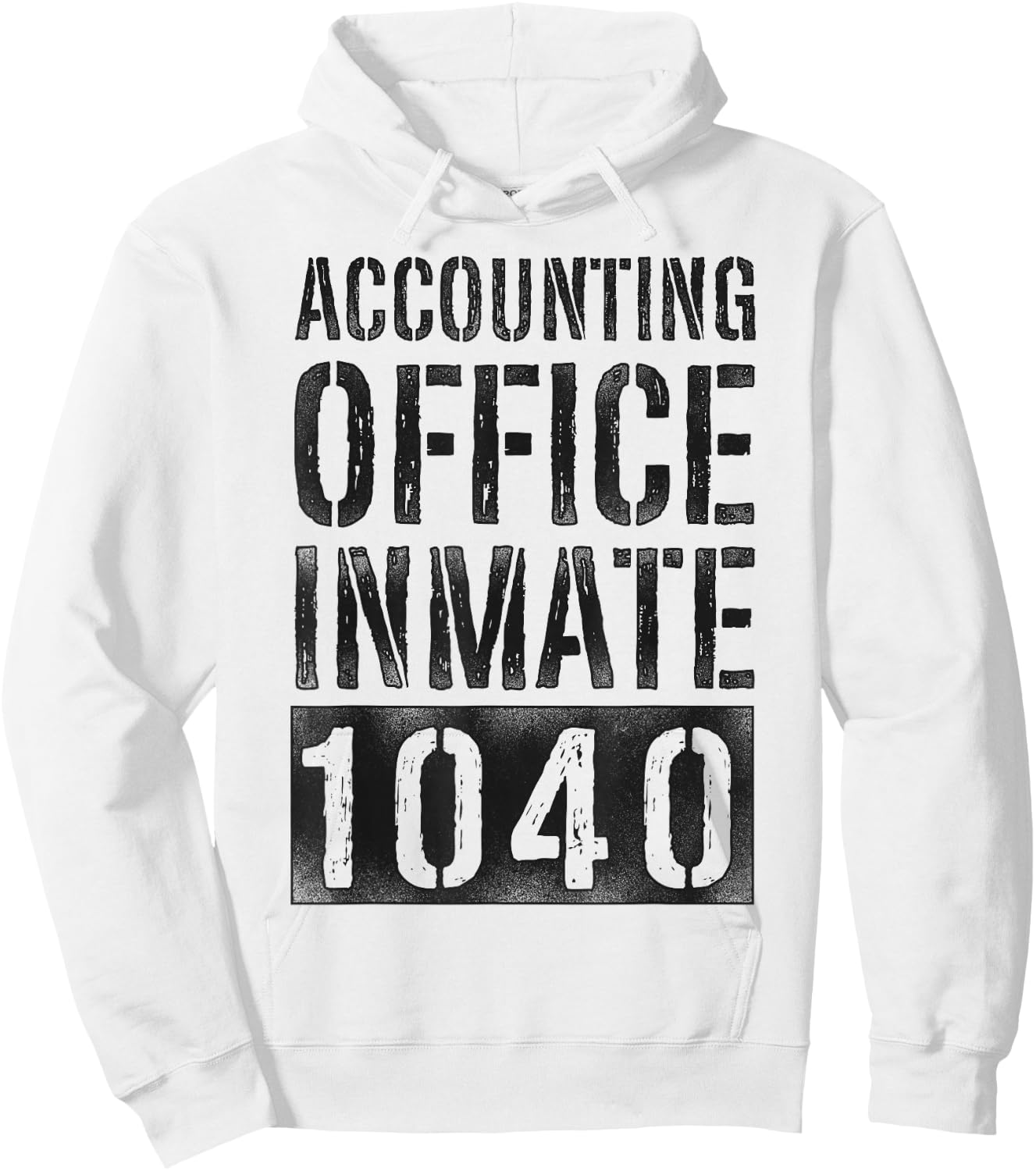 Accountant Bookkeeper Accounting Prison Jail Halloween Hoodie - Hoodie | White