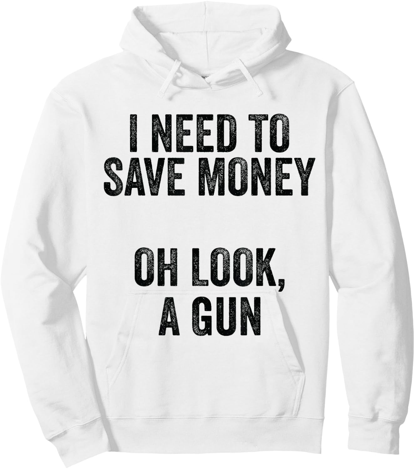 Gun Collector - I Need To Money A Gun Hoodie - Hoodie | White