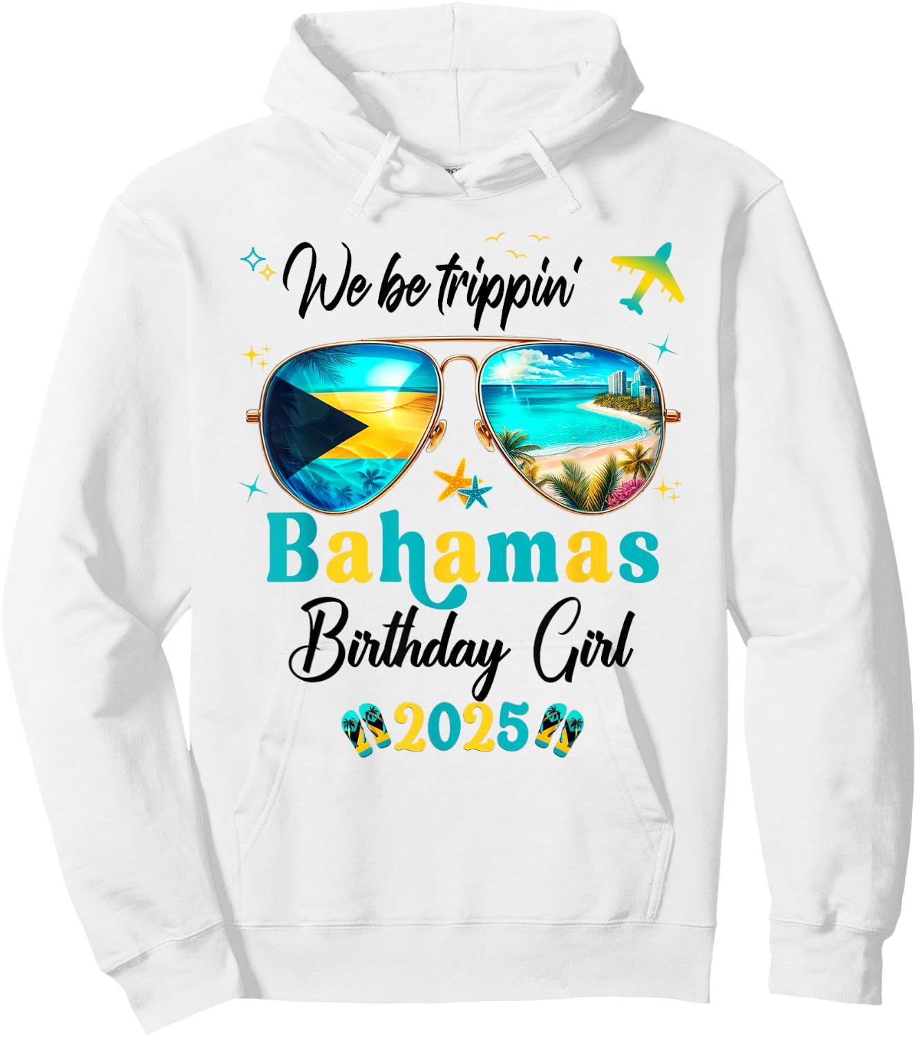 Nassau Bahamas Family Vacay Birthday Girl Crew Group Hoodie - Hoodie | White