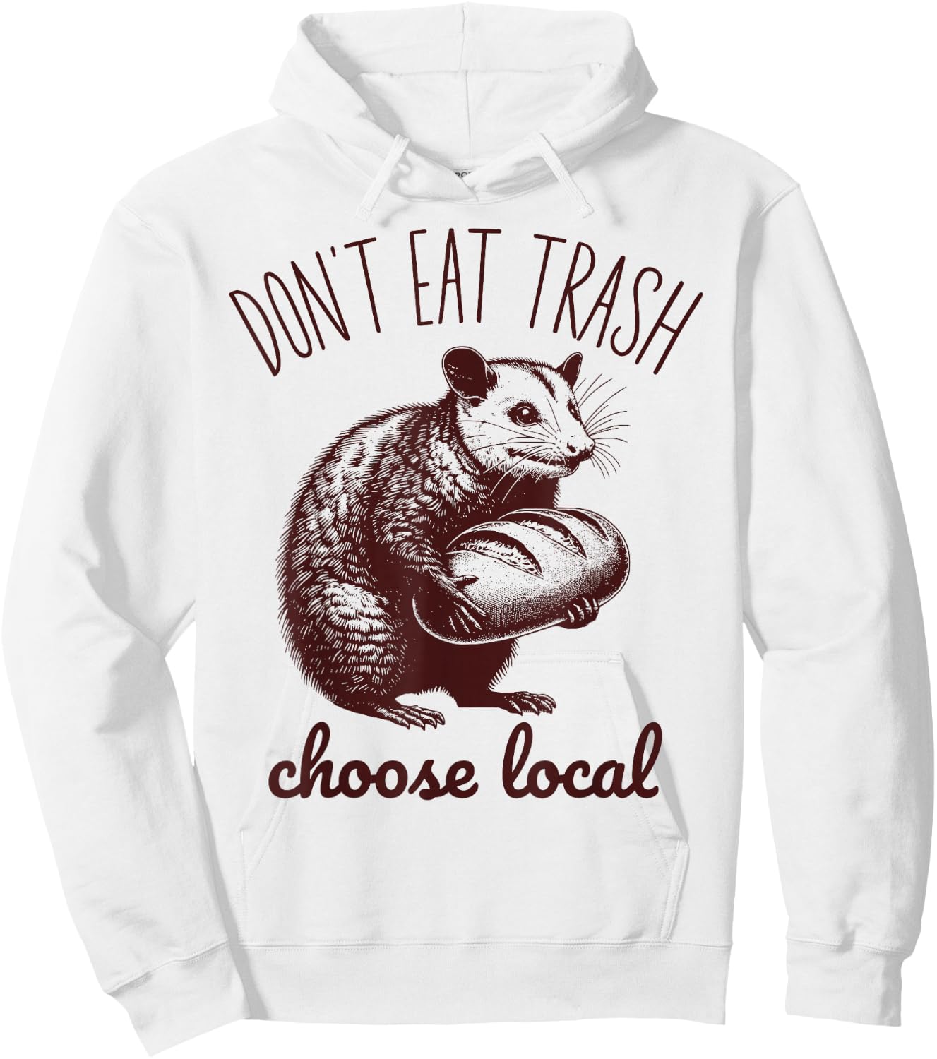 Local Bread Maker Possum Bake Funny Sourdough Starter Baking Hoodie - Hoodie | White