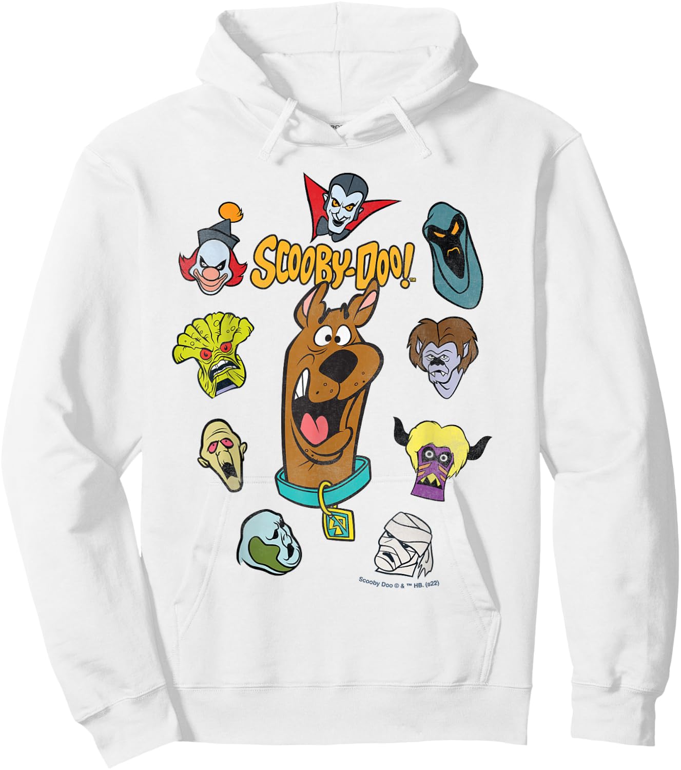 Scooby Doo Floating Heads Hoodie - Hoodie | White