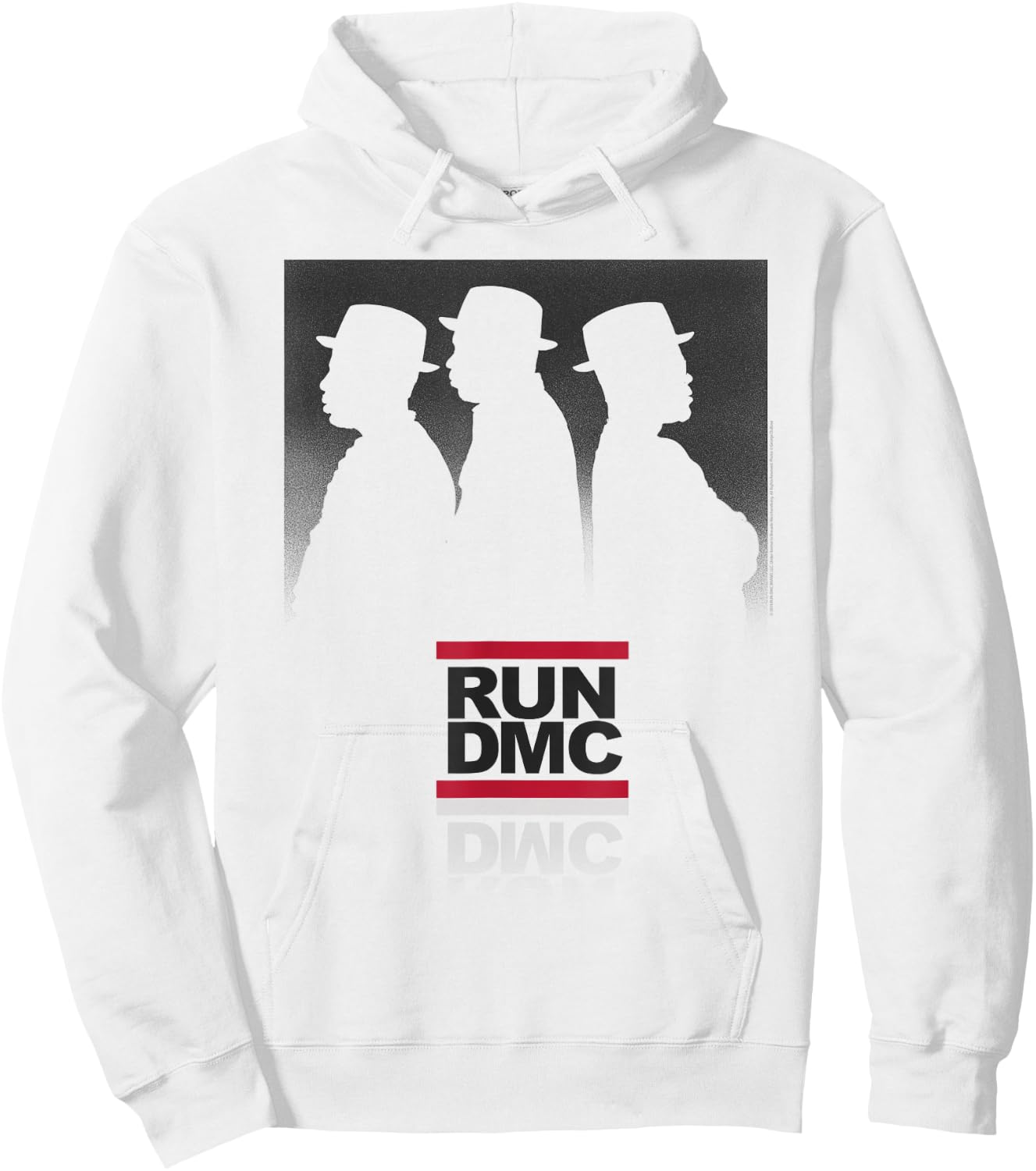 Run DMC Official White Silhouettes Hoodie - Hoodie | White