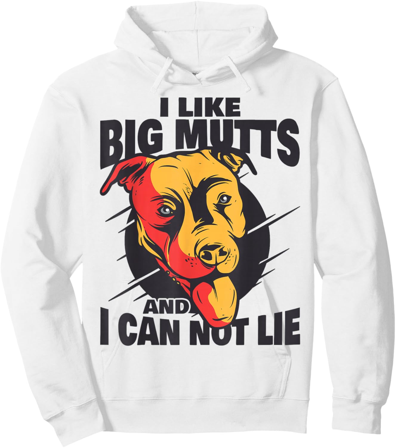 Funny and cute mutt dog Hoodie - Hoodie | White
