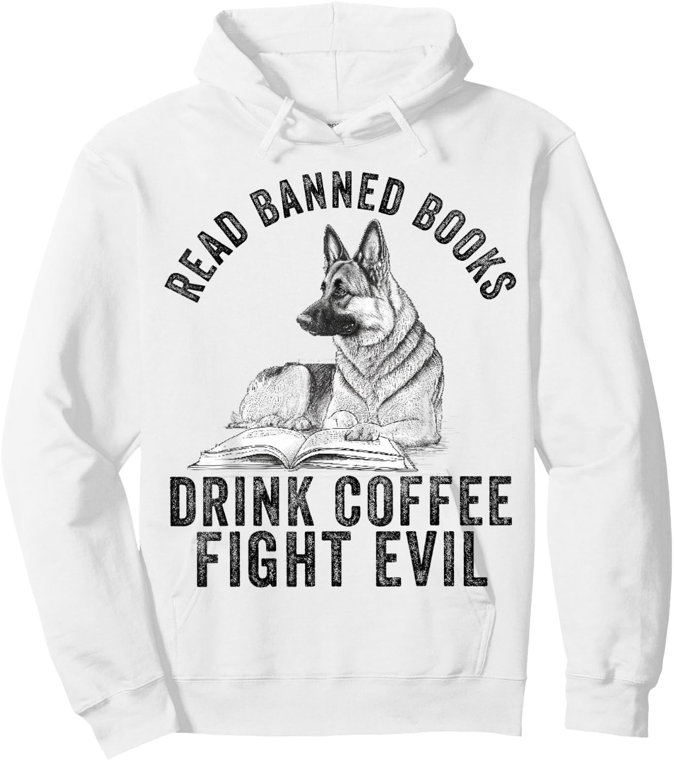 I Read Banned Books Lover BookWorm Love Banned Books Hoodie - Hoodie | White