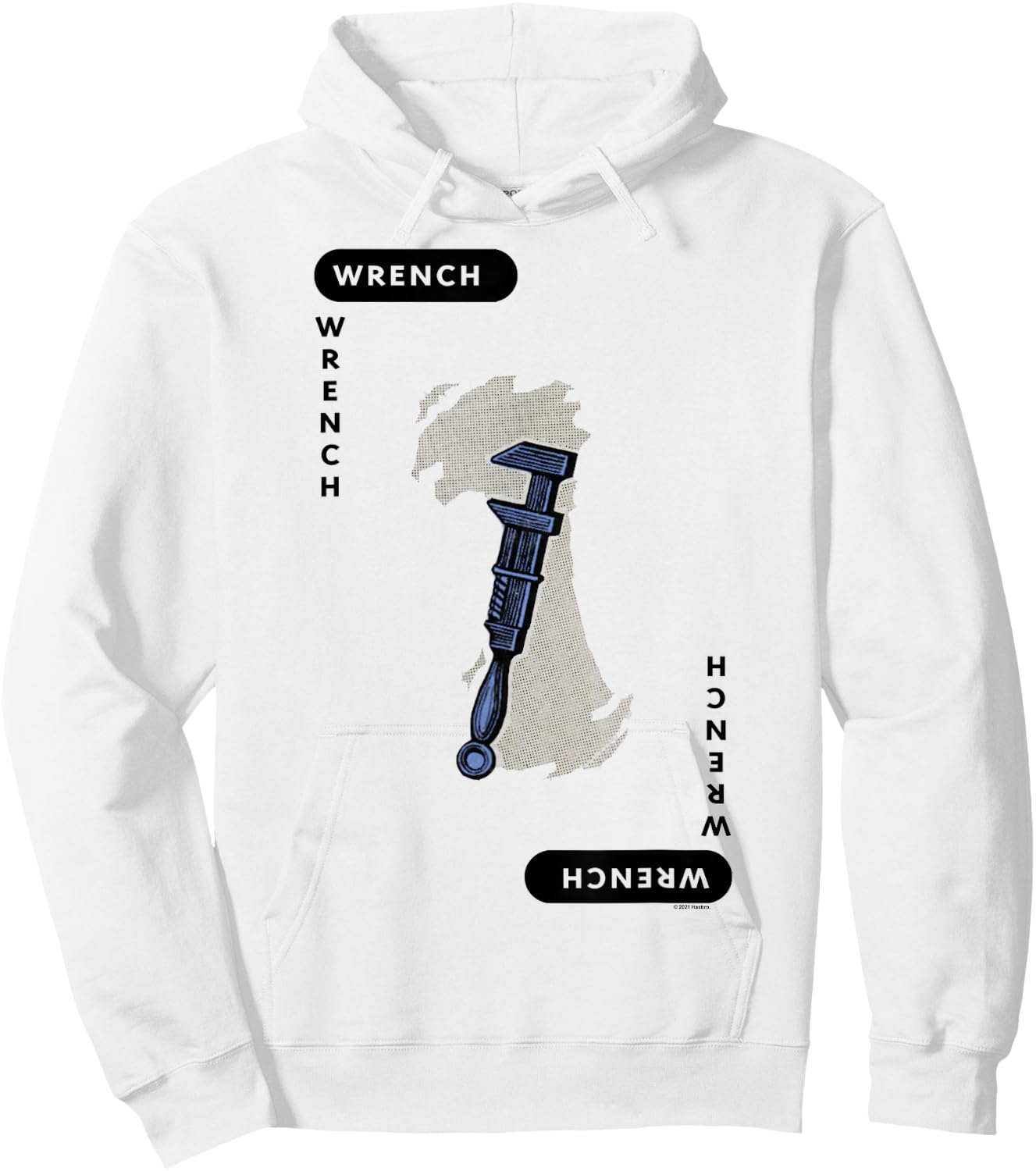 Clue Wrench Playing Card Halloween Costume Hoodie - Hoodie | White