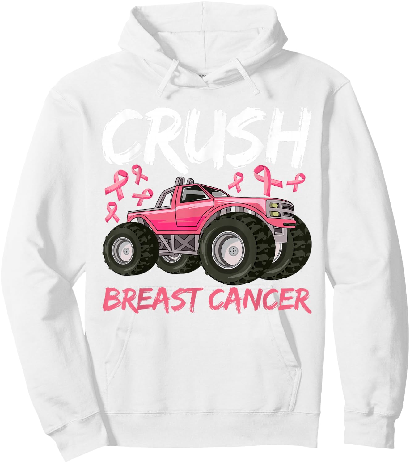 Boys Breast Cancer Awareness for Boys Kids Toddlers Hoodie - Hoodie | White