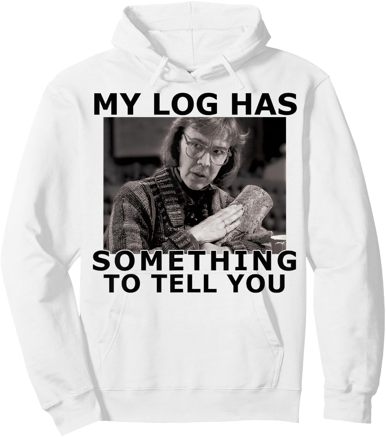 Twin Peaks My Log Has Something To Tell You Graphic Hoodie - Hoodie | White