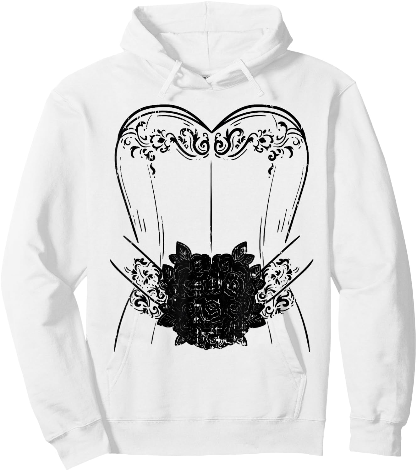 Hen Party Wedding Dress Wedding Hen Party Hoodie - Hoodie | White