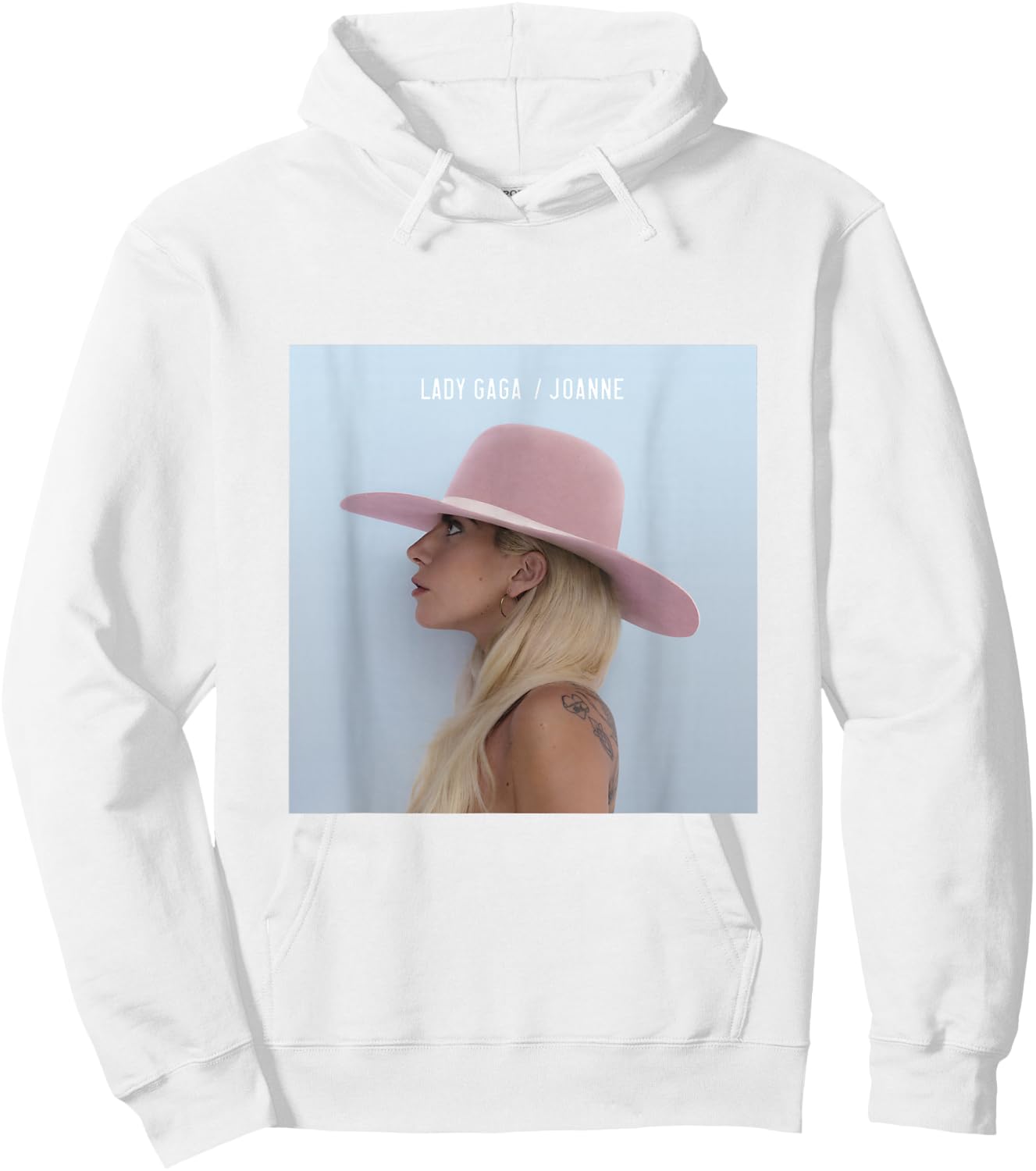 Lady Gaga Official Joanne Album Art Small Hoodie - Hoodie | White