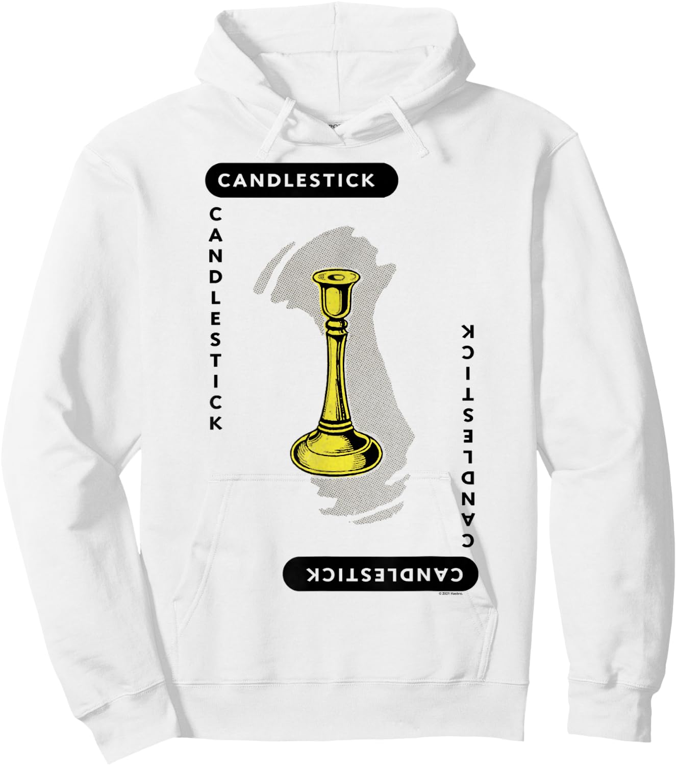 Clue Candlestick Playing Card Halloween Costume Hoodie - Hoodie | White