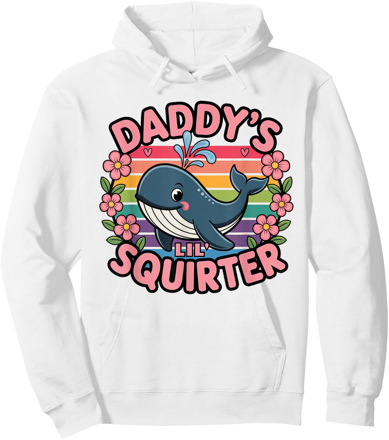 Funny Swap Daddy's Lil' Squirter Embarrassing Hoodie - Hoodie | White