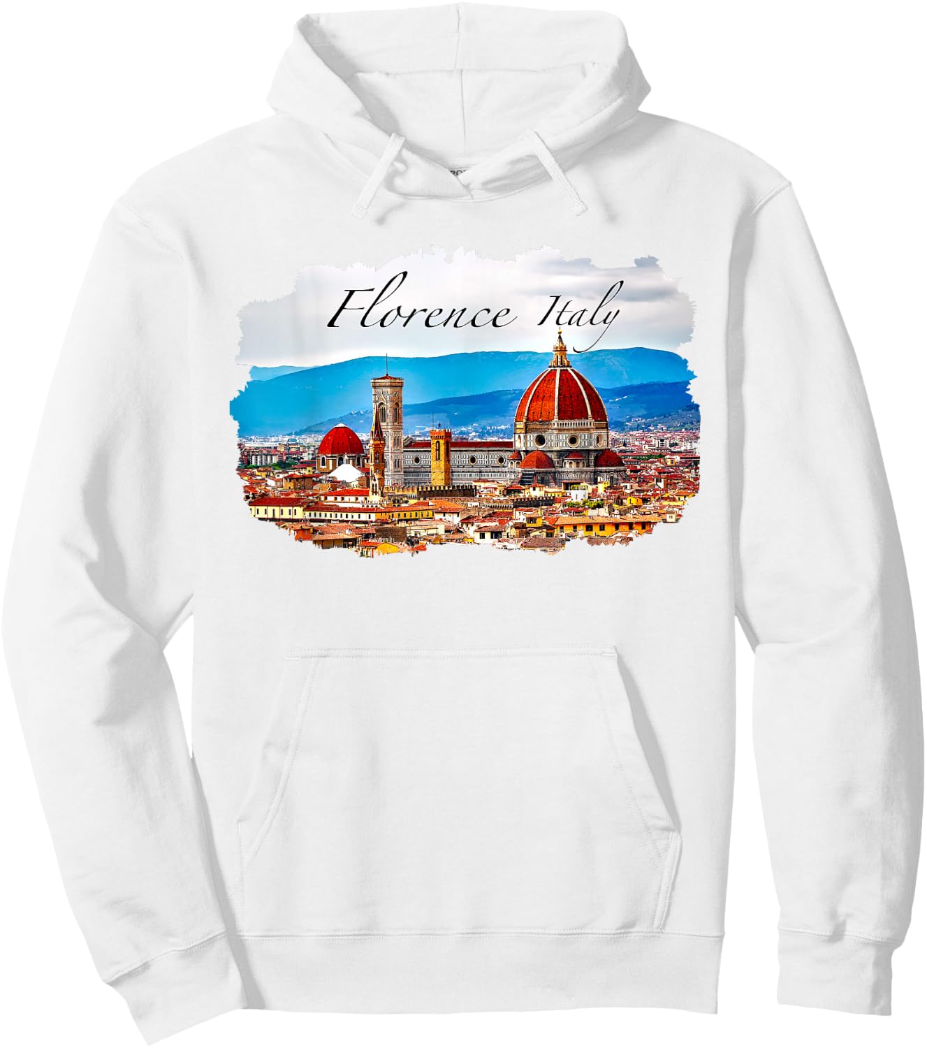 Florence Italy Trip : The Dome, Duomo & Bell Tower Hoodie - Hoodie | White