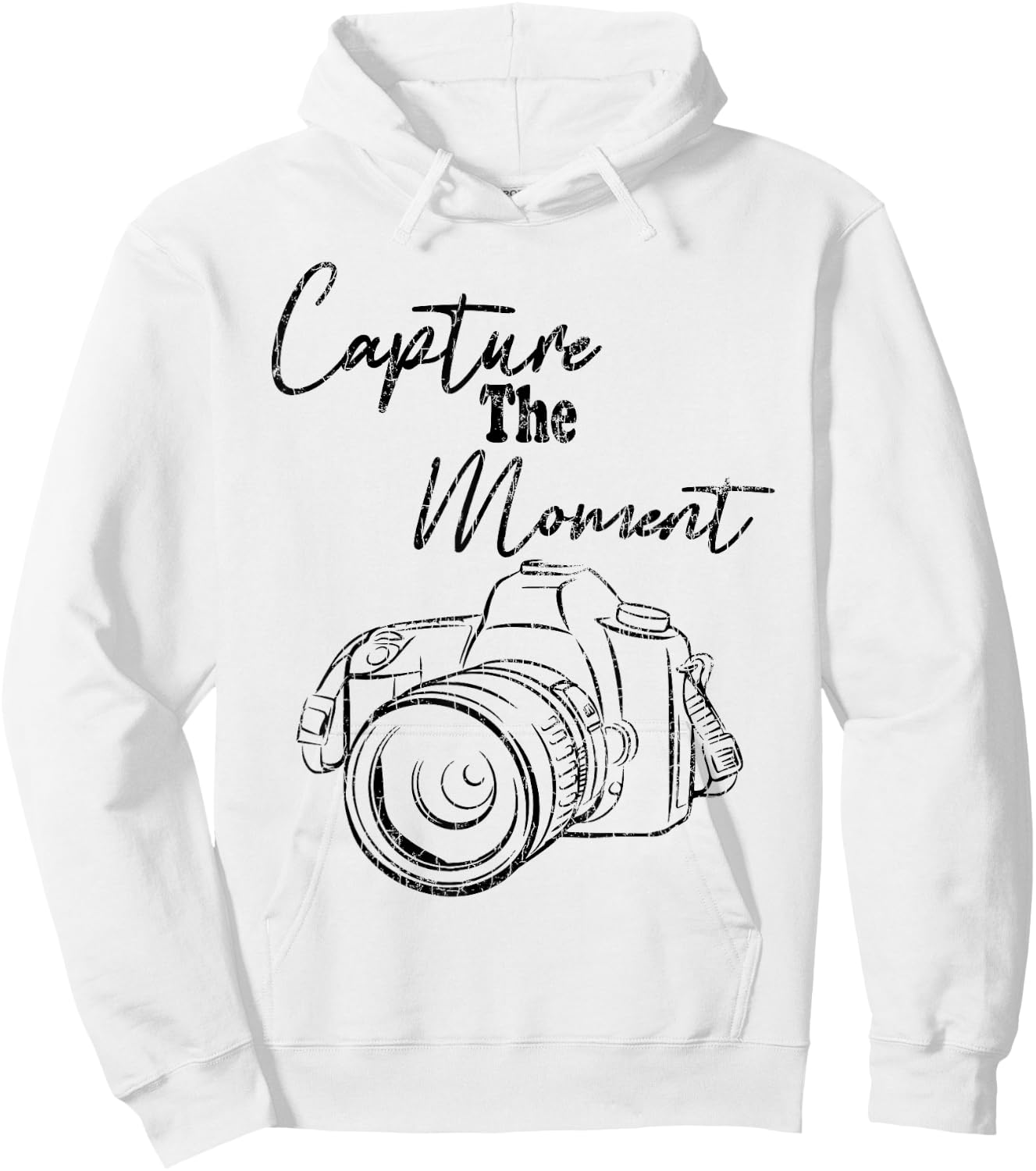 Capture The Moment Funny Photography Photographer Graphic Hoodie - Hoodie | White
