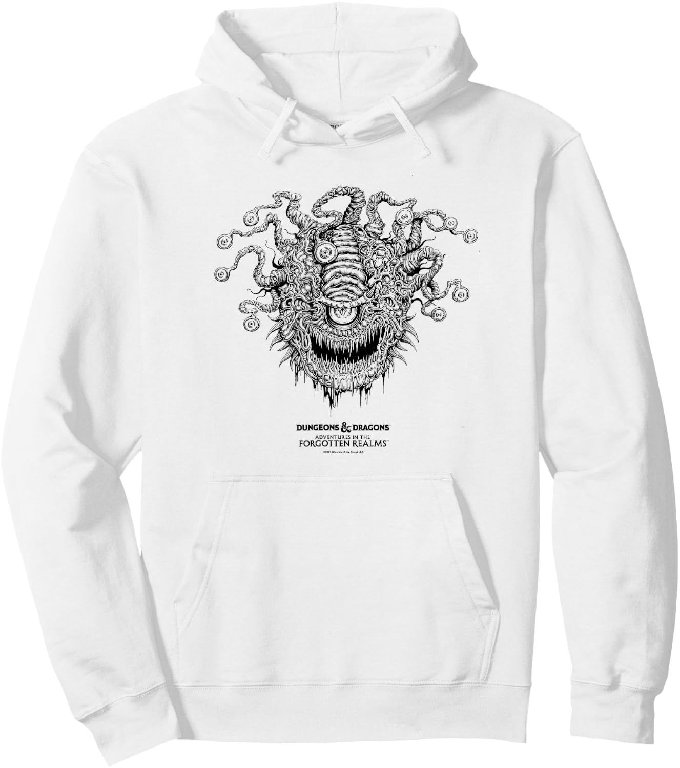 Magic: The Gathering Dungeons & Dragons Characters & Logo Hoodie - Hoodie | White
