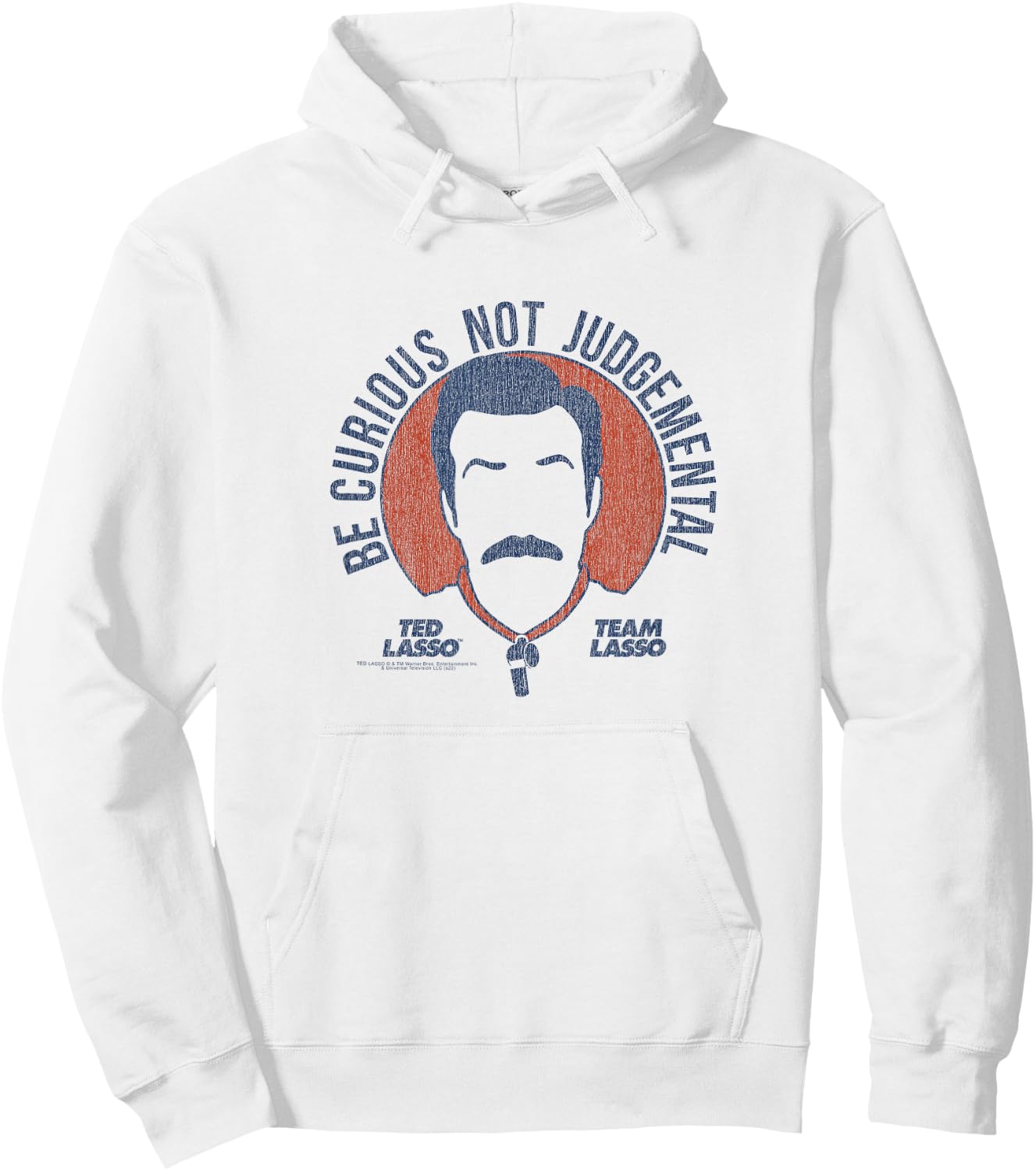 Ted Lasso Be Curious Not Judgemental Small Hoodie - Hoodie | White