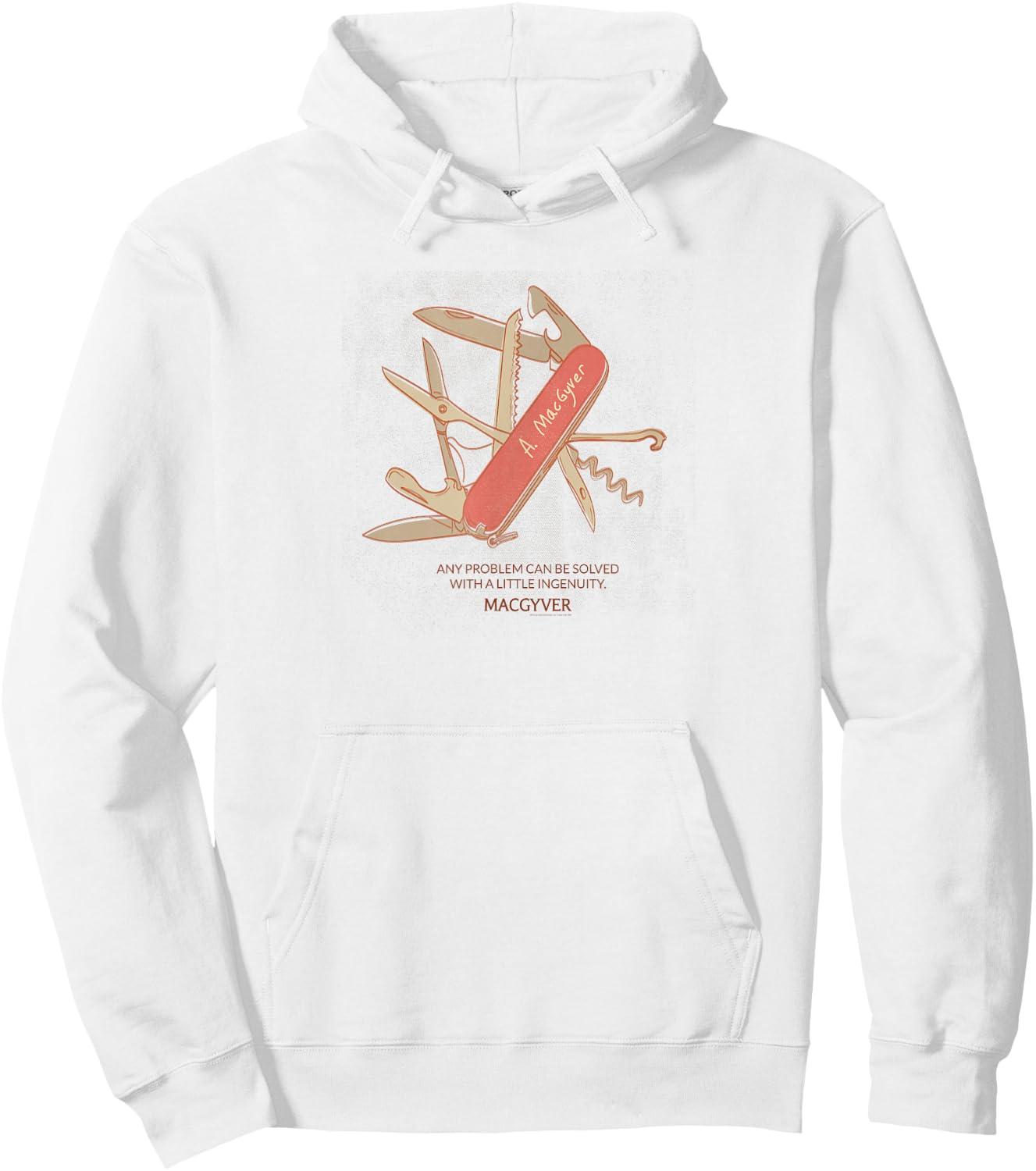 MacGyver Original Series Multi Device Hoodie - Hoodie | White