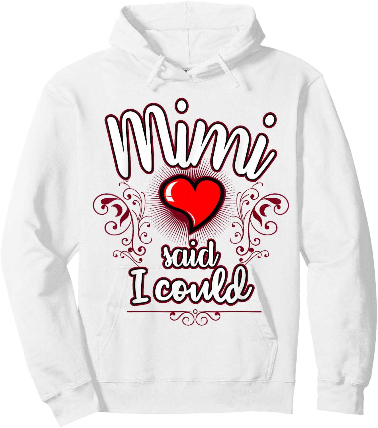 Mimi sagte ich könnte Oma liebt mich Mimi's Girl-Granddaughter Hoodie - Hoodie | White