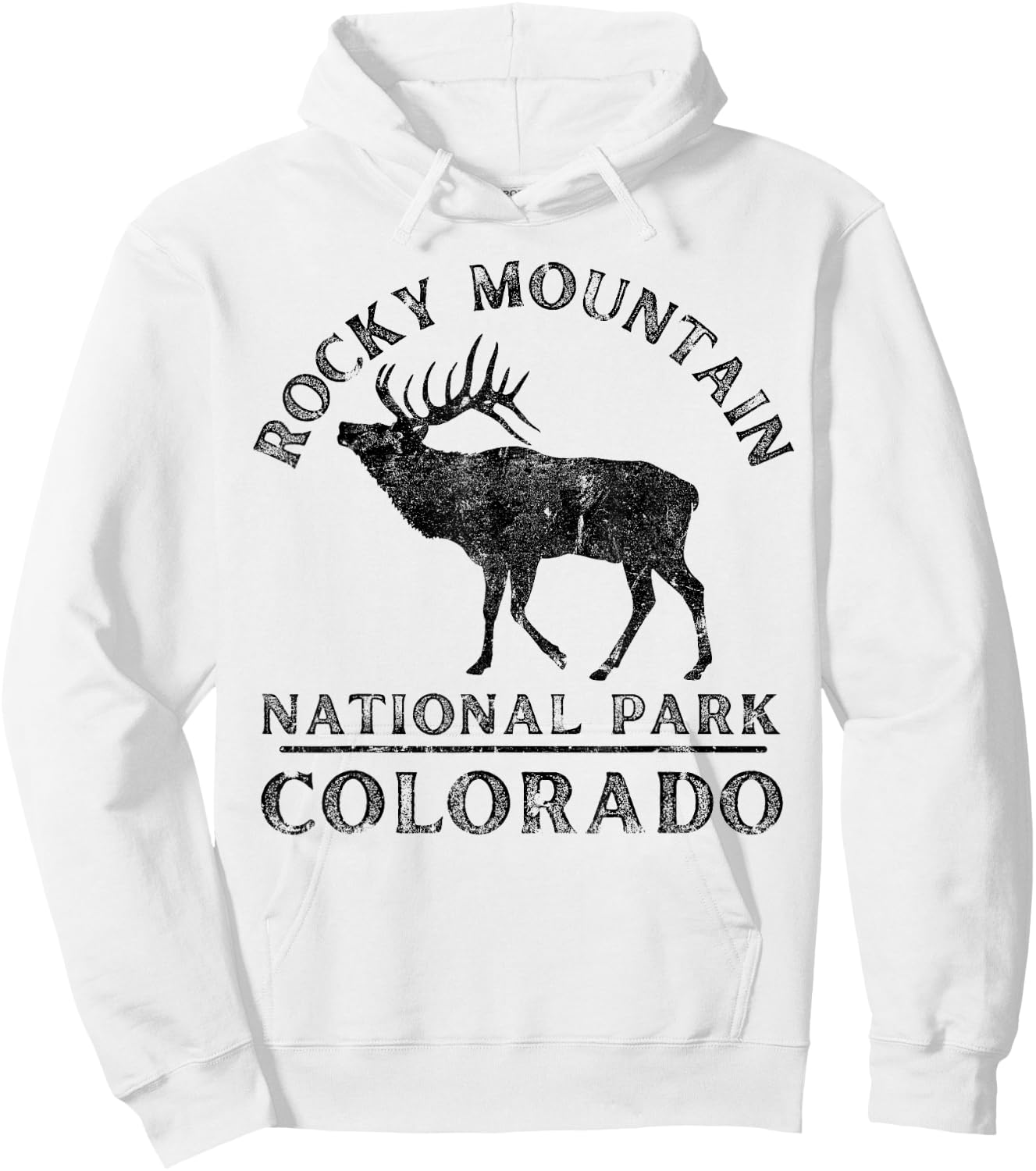 Rocky Mountain National Park Hoodie - Hoodie | White