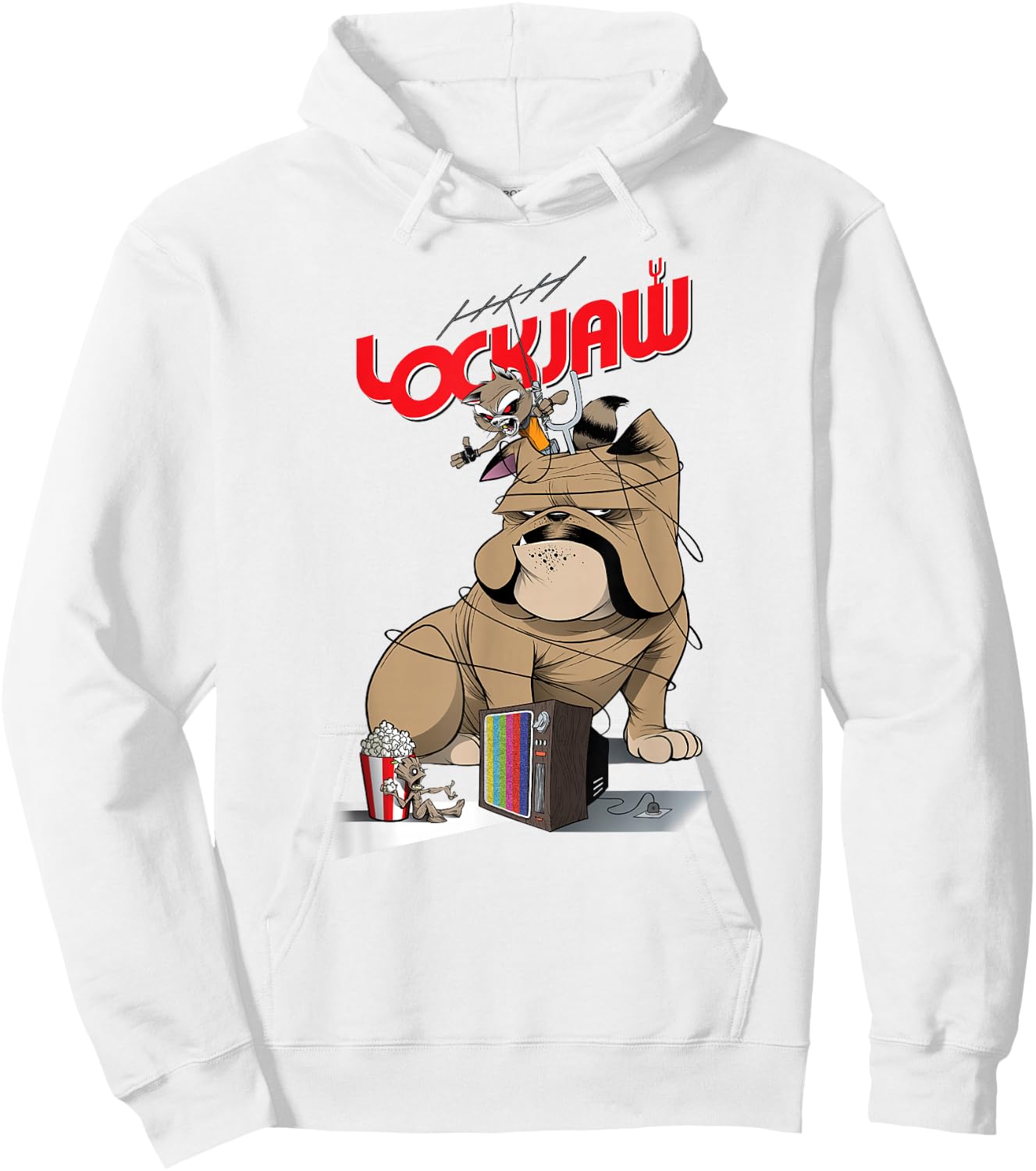 Marvel Guardians of the Galaxy Lockjaw #1 Variant Cover Hoodie - Hoodie | White