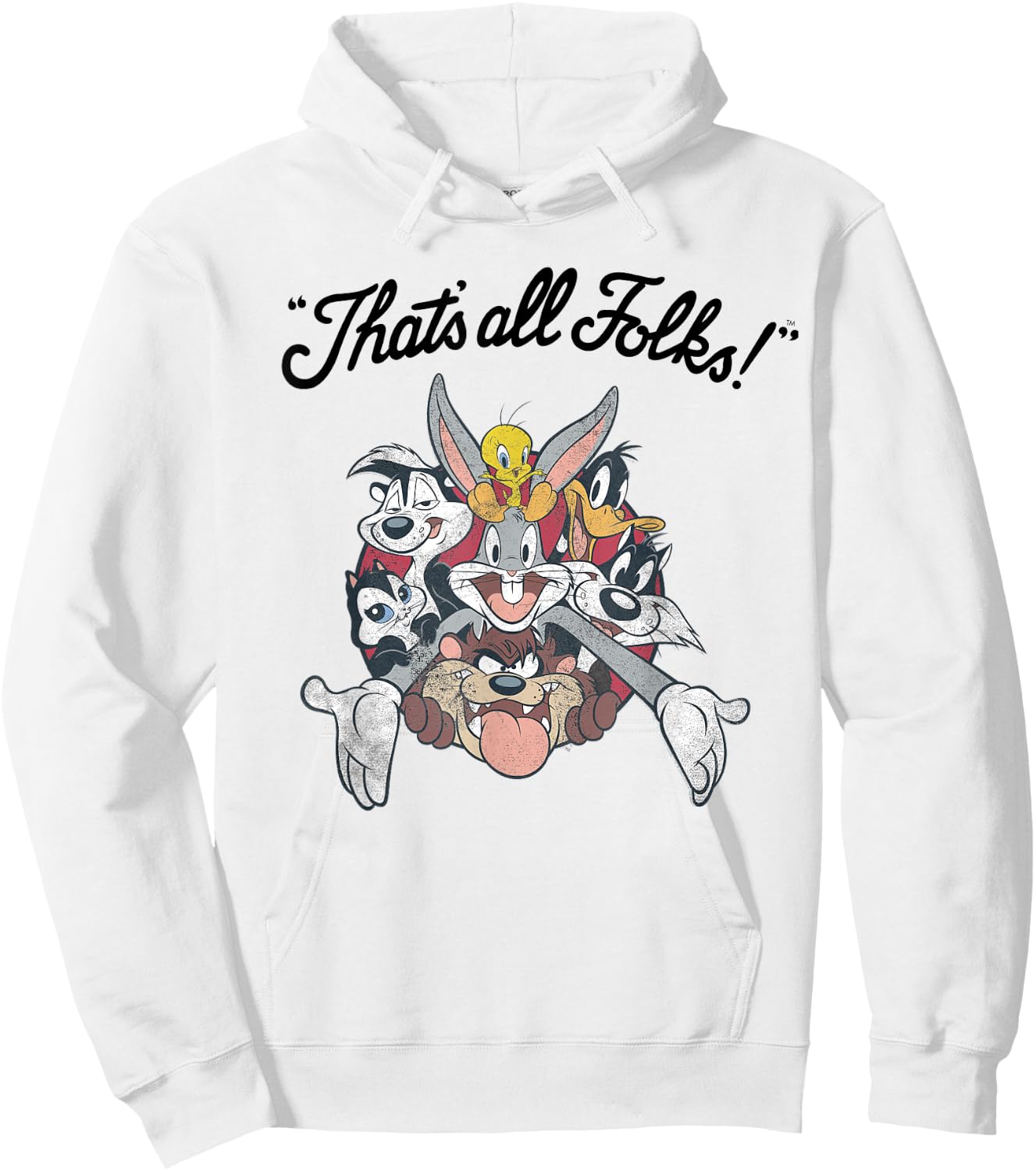 All Stars That's All Folks Hoodie - Hoodie | White