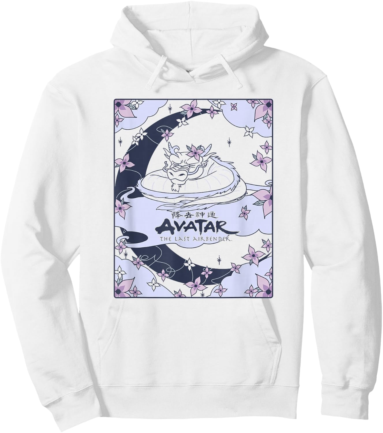 Avatar: The Last Airbender Roku Dragon Card Small Hoodie - Hoodie | White