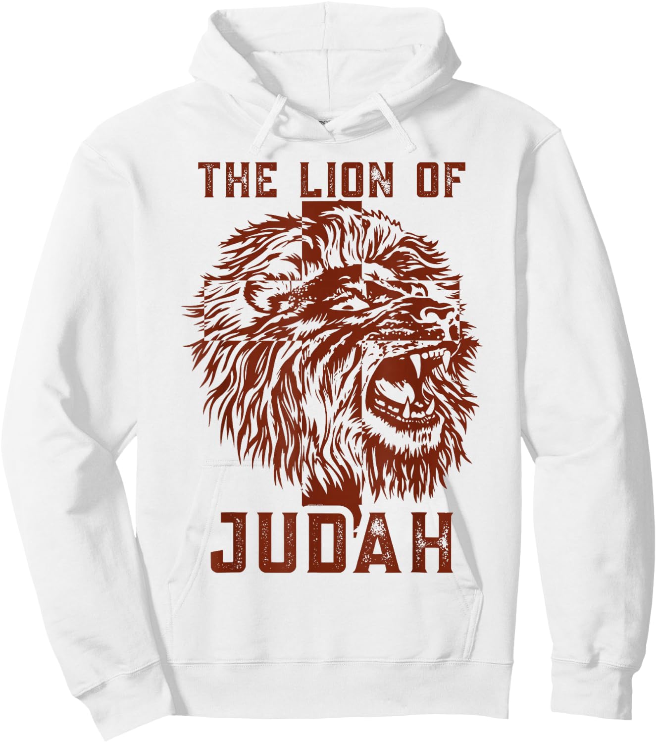 Jesus is The Lion of Judah from Genesis to Revelation Hoodie - Hoodie | White