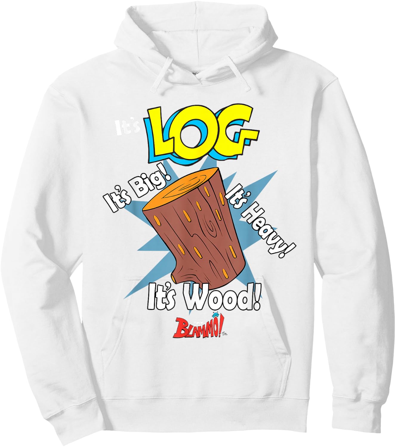 Ren and Stimpy It's Log! from Blammo! Hoodie - Hoodie | White