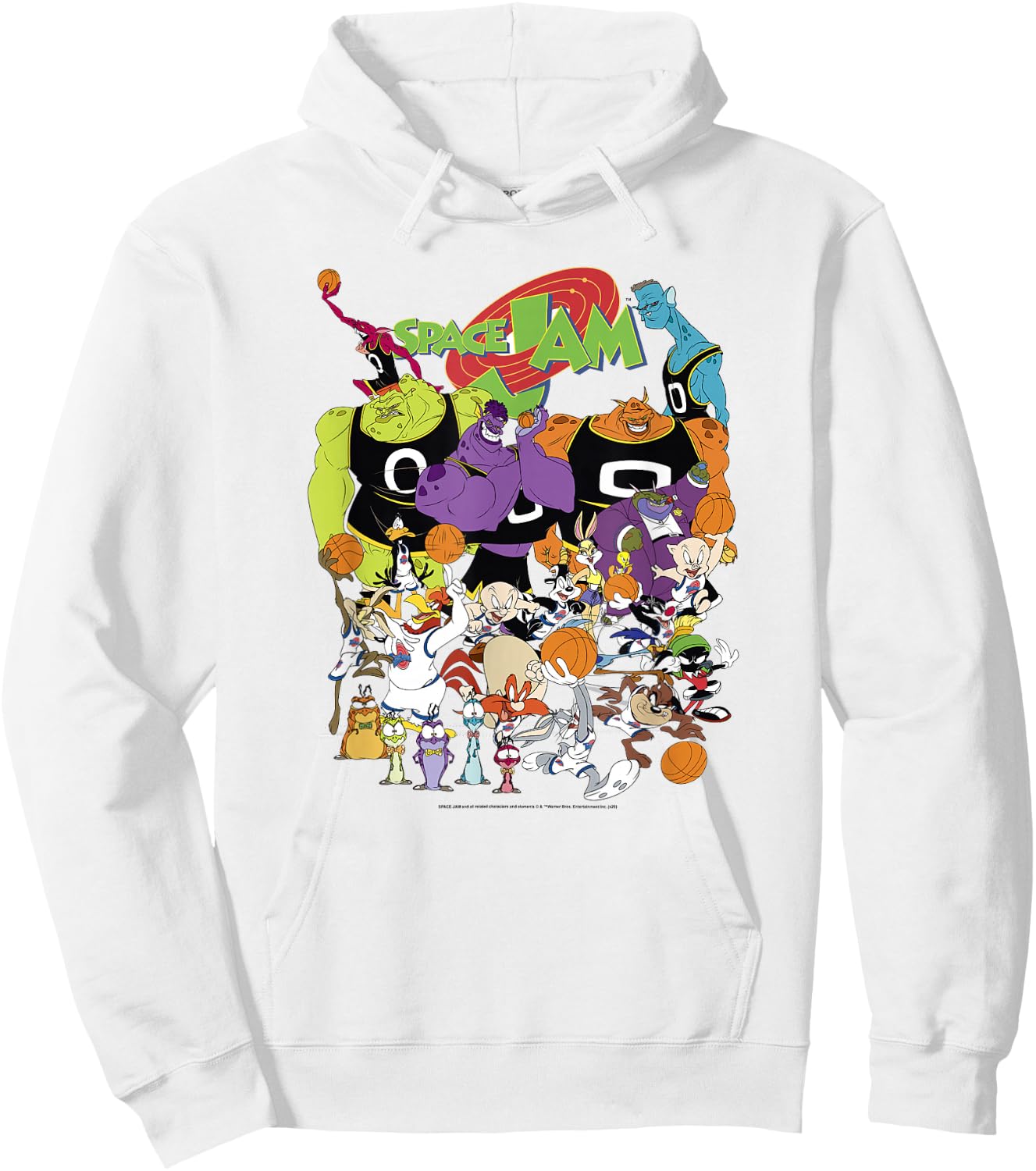 Space Jam Classic Monstars and Looney Tunes Game Day Hoodie - Hoodie | White