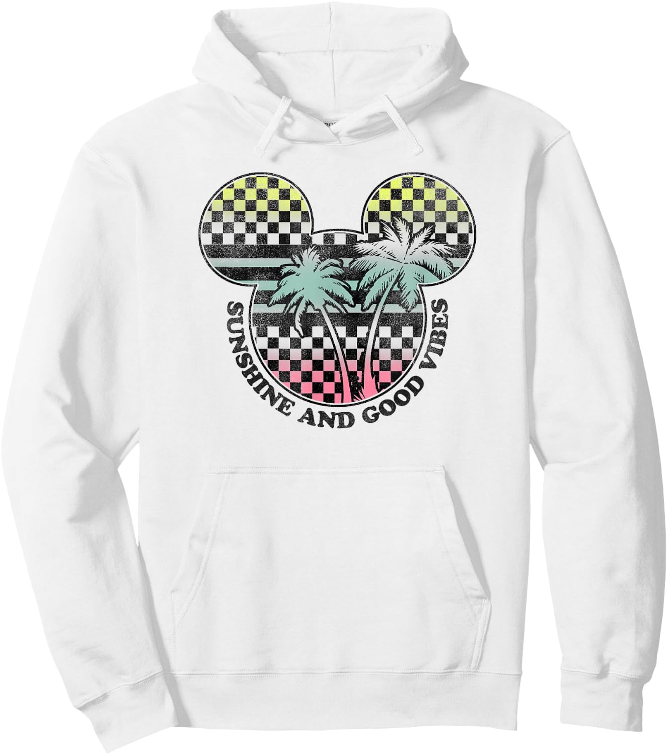 Disney Mickey Classic Mickey Sunshine & Good Vibes Tropical Hoodie - Hoodie | White