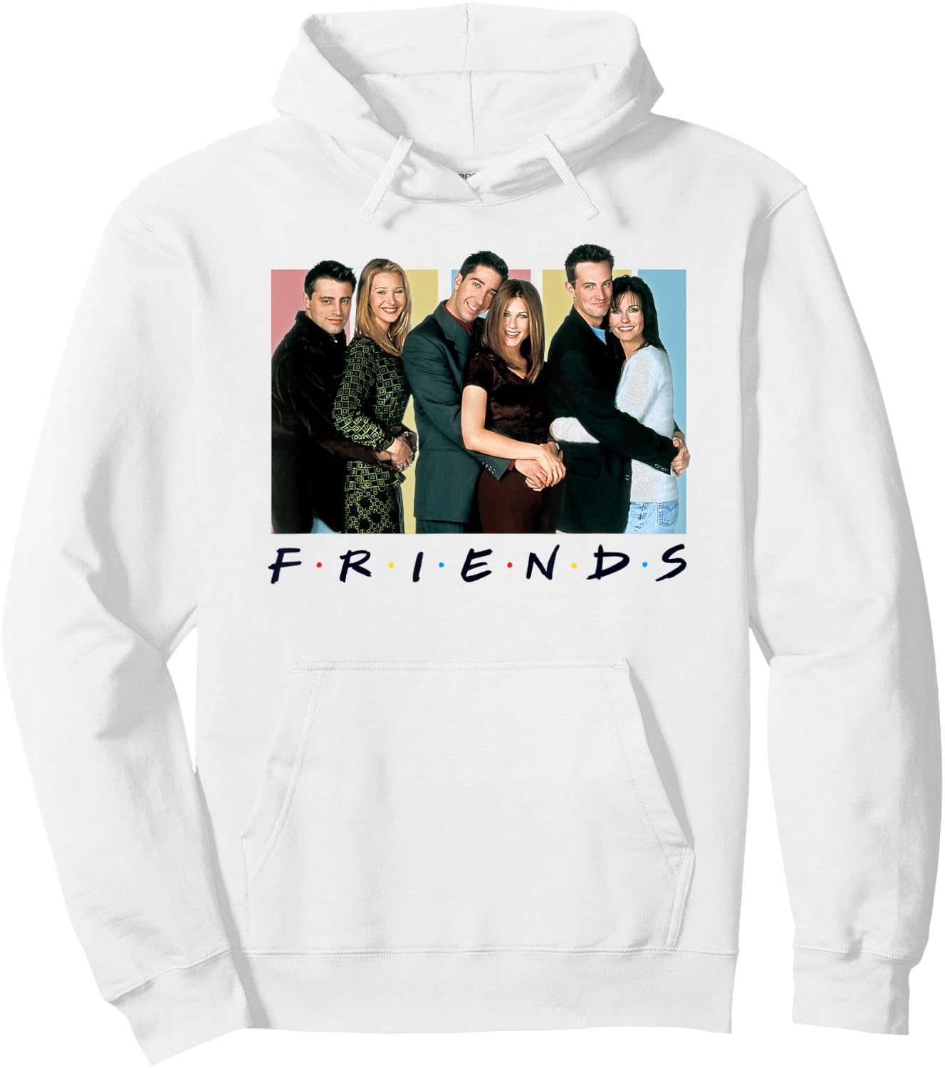 Friends Cast Logo Hoodie - Hoodie | White