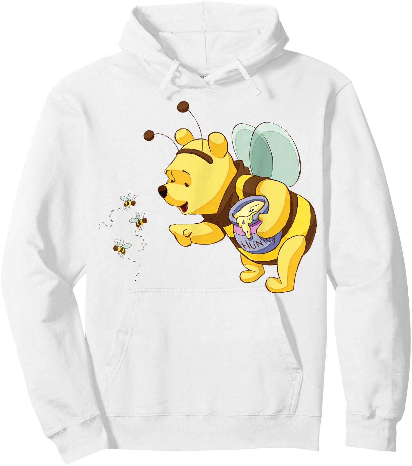 Winnie The Pooh - Pooh Honey Bee Costume Hoodie - Hoodie | White