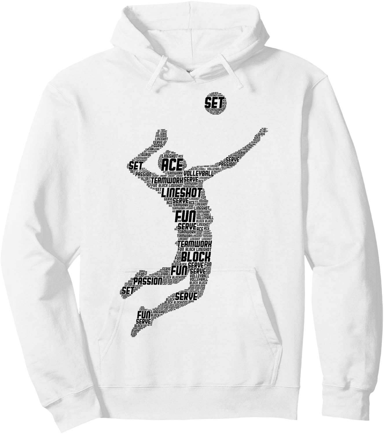 Volleyball Volleyballer Men Boys Children Hoodie - Hoodie | White