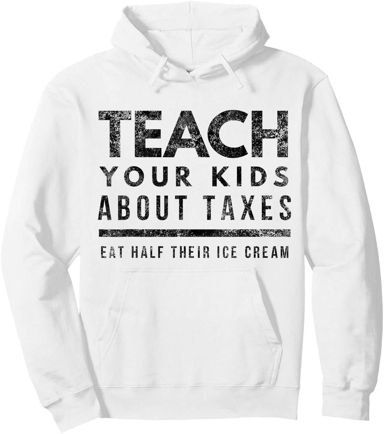 Funny Libertarian Taxation is Theft Conservative Tax Freedom Hoodie - Hoodie | White