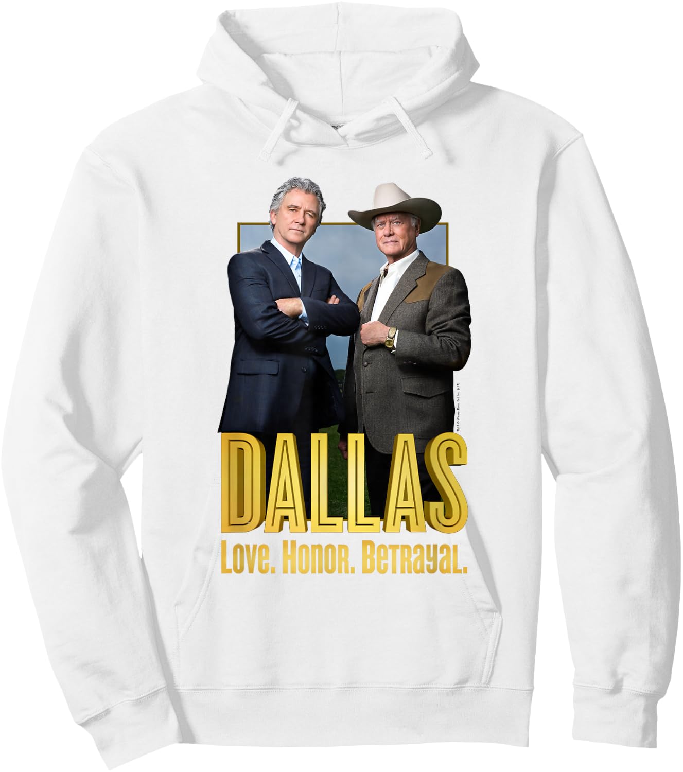 Dallas TV Series Big Two Hoodie - Hoodie | White