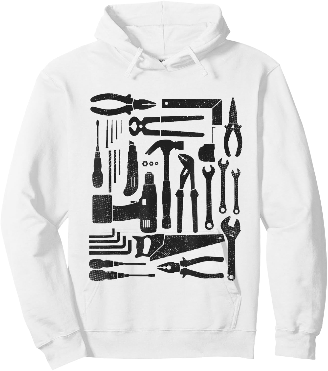 Craftsmen Hardware Tools Set Mechanic Engineer Handyman Hoodie - Hoodie | White