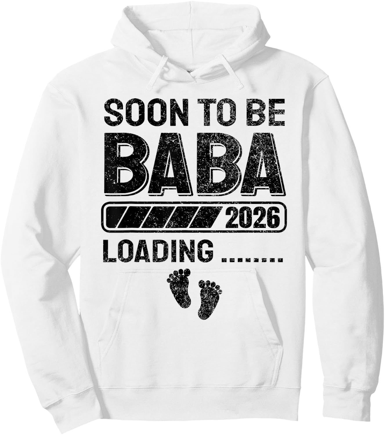Baba to Be Soon to Be Baba 2026 Hoodie - Hoodie | White