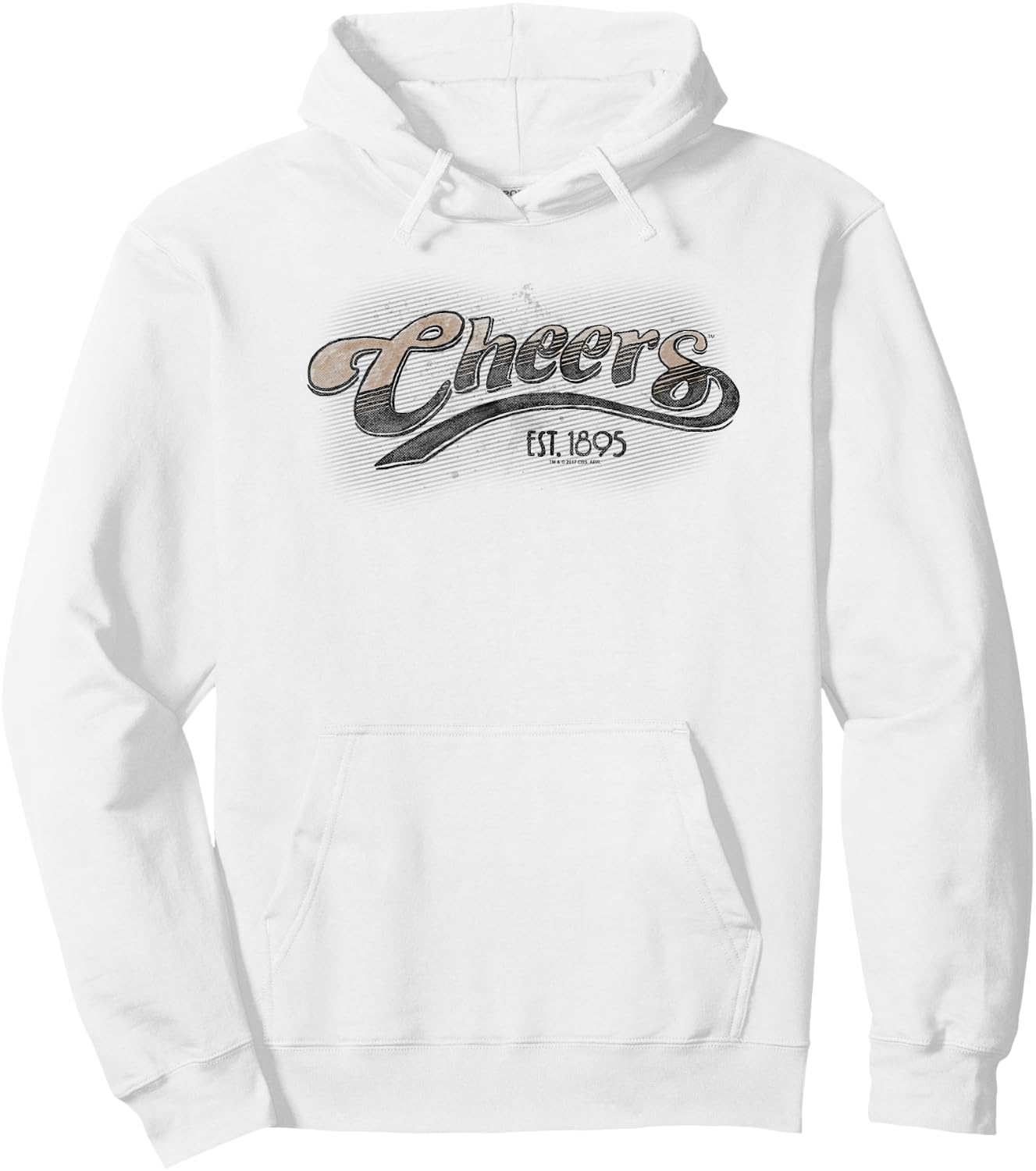Cheers Watercolor Logo Hoodie - Hoodie | White