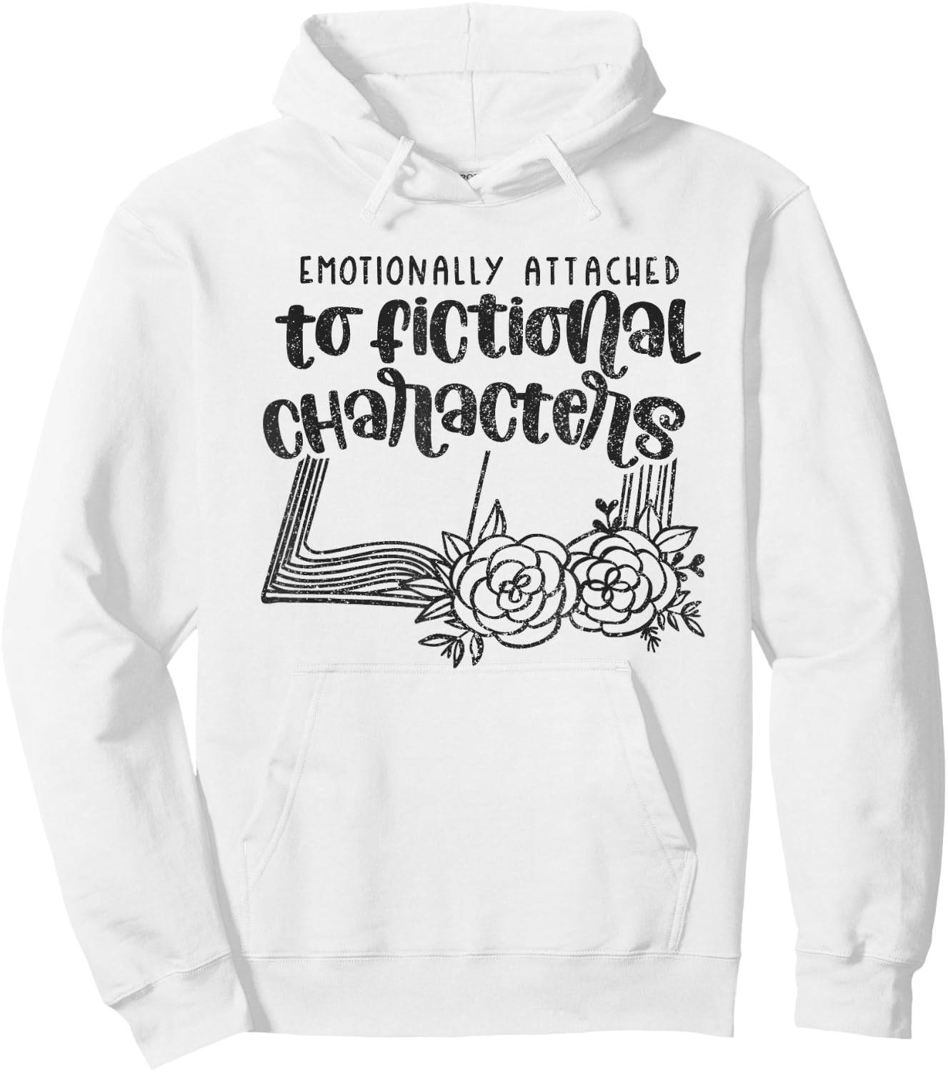 Emotional Reader Book Lover Saying Librarian Literature Gift Hoodie - Hoodie | White
