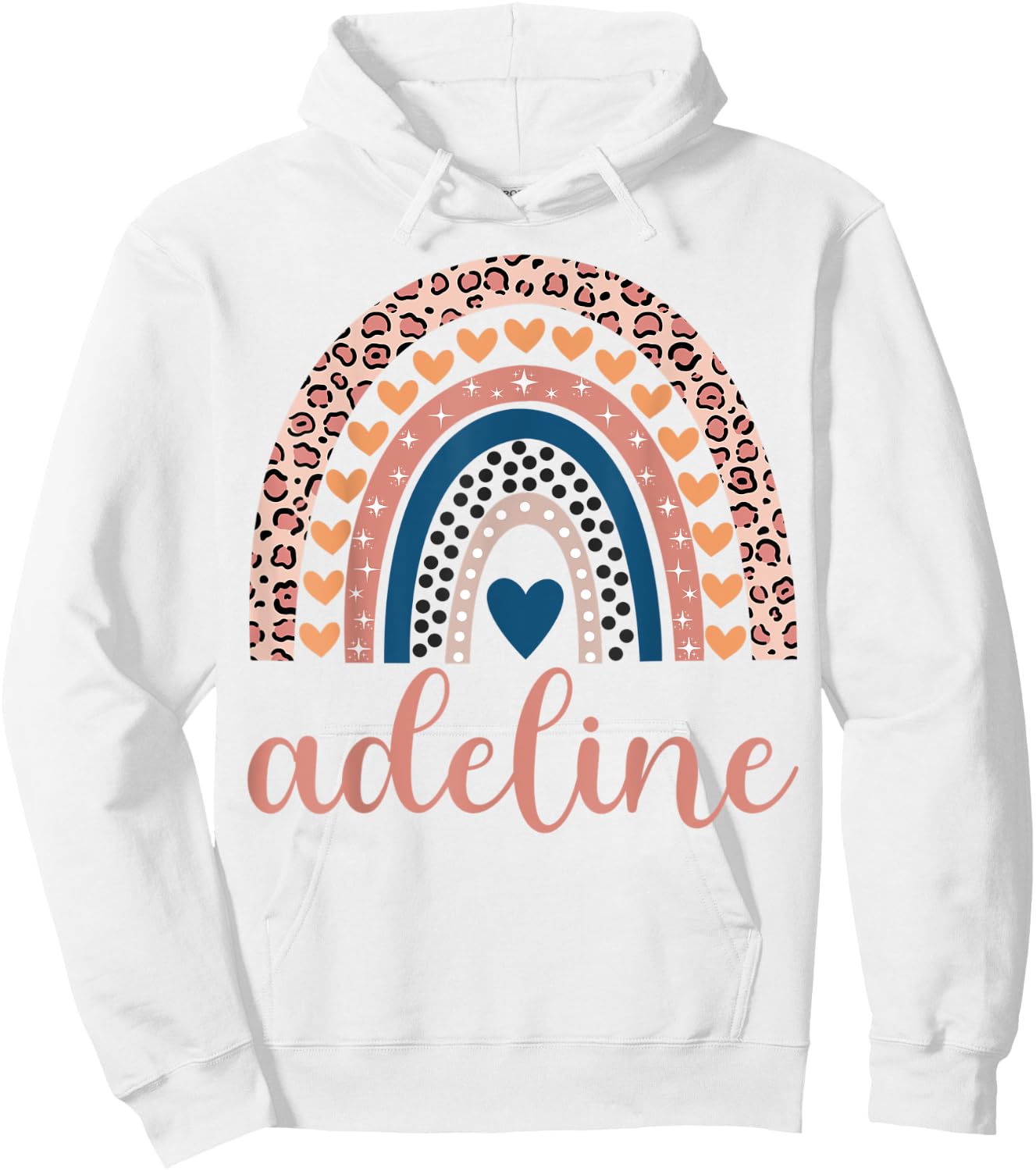 Adeline Adeline Name Birthday Shirt Gift Hoodie - Hoodie | White