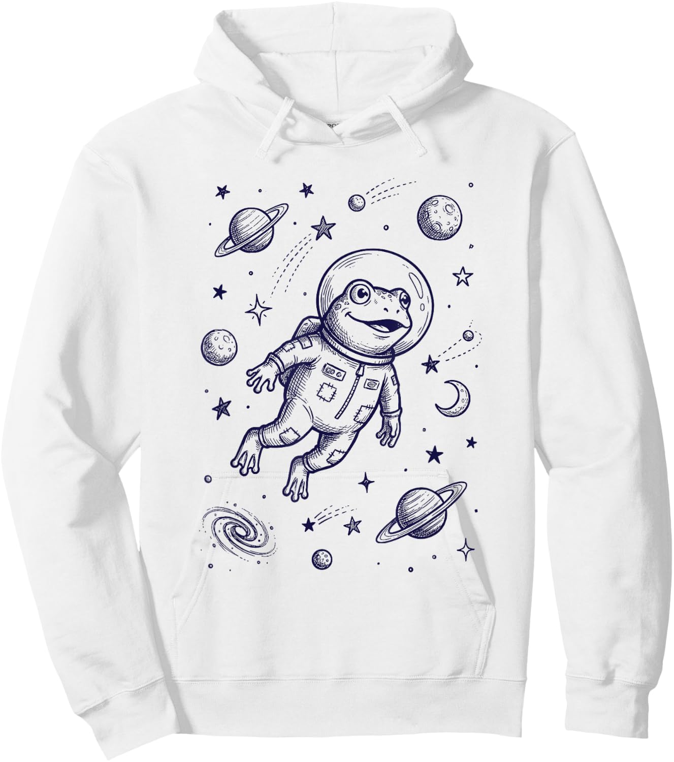 T-Shirt Hoodie - Hoodie | White