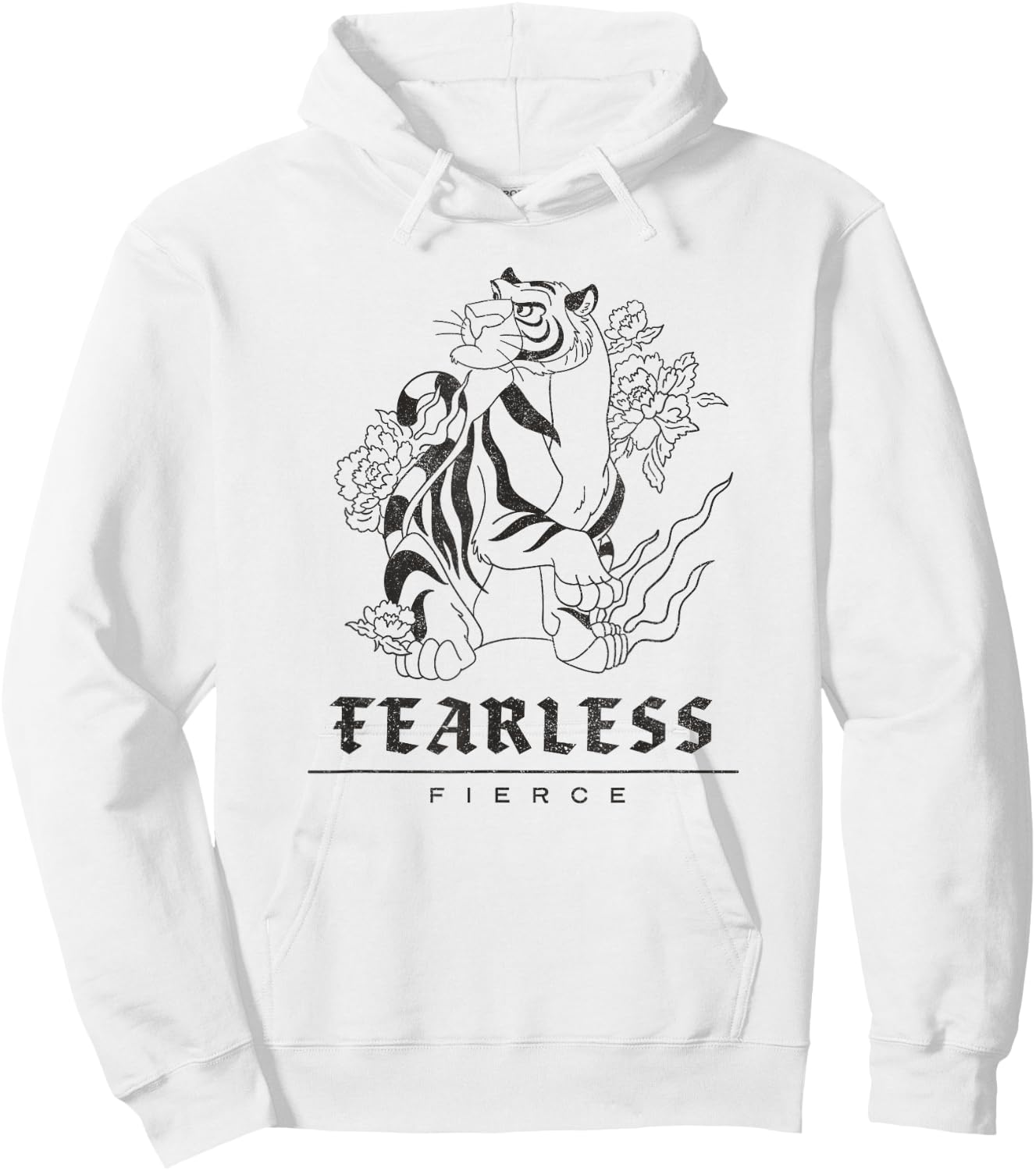 Disney Princess Aladdin Lunar New Year Rajah Fearless Tiger Hoodie - Hoodie | White