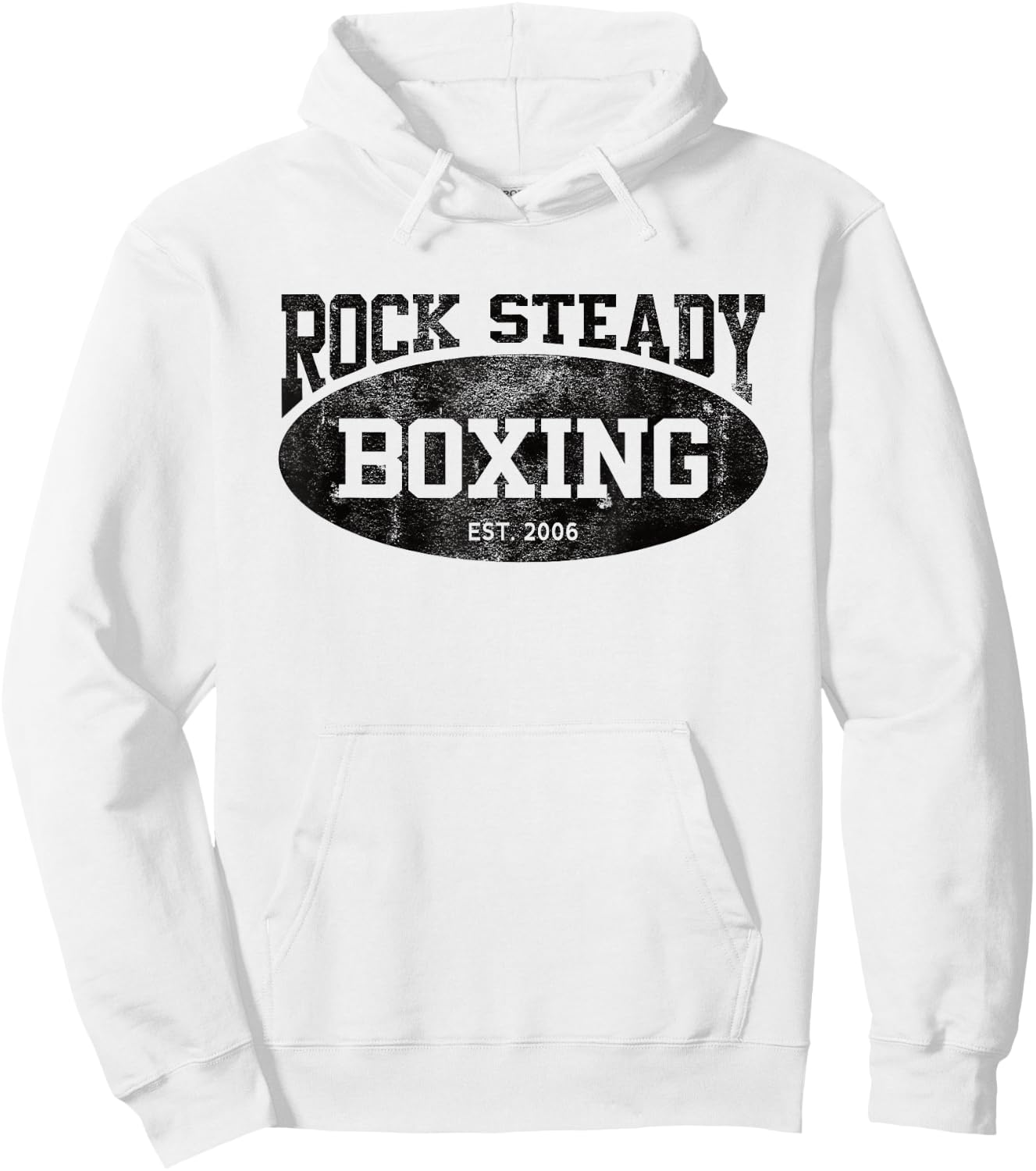 Rock Steady Boxing Parkinson's Vintage Gym Hoodie - Hoodie | White