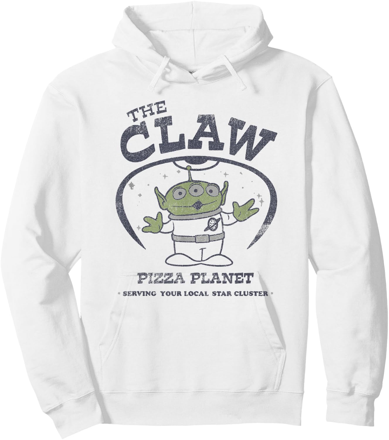 Disney Toy Story Pizza Planet Alien The Claw Poster Hoodie - Hoodie | White
