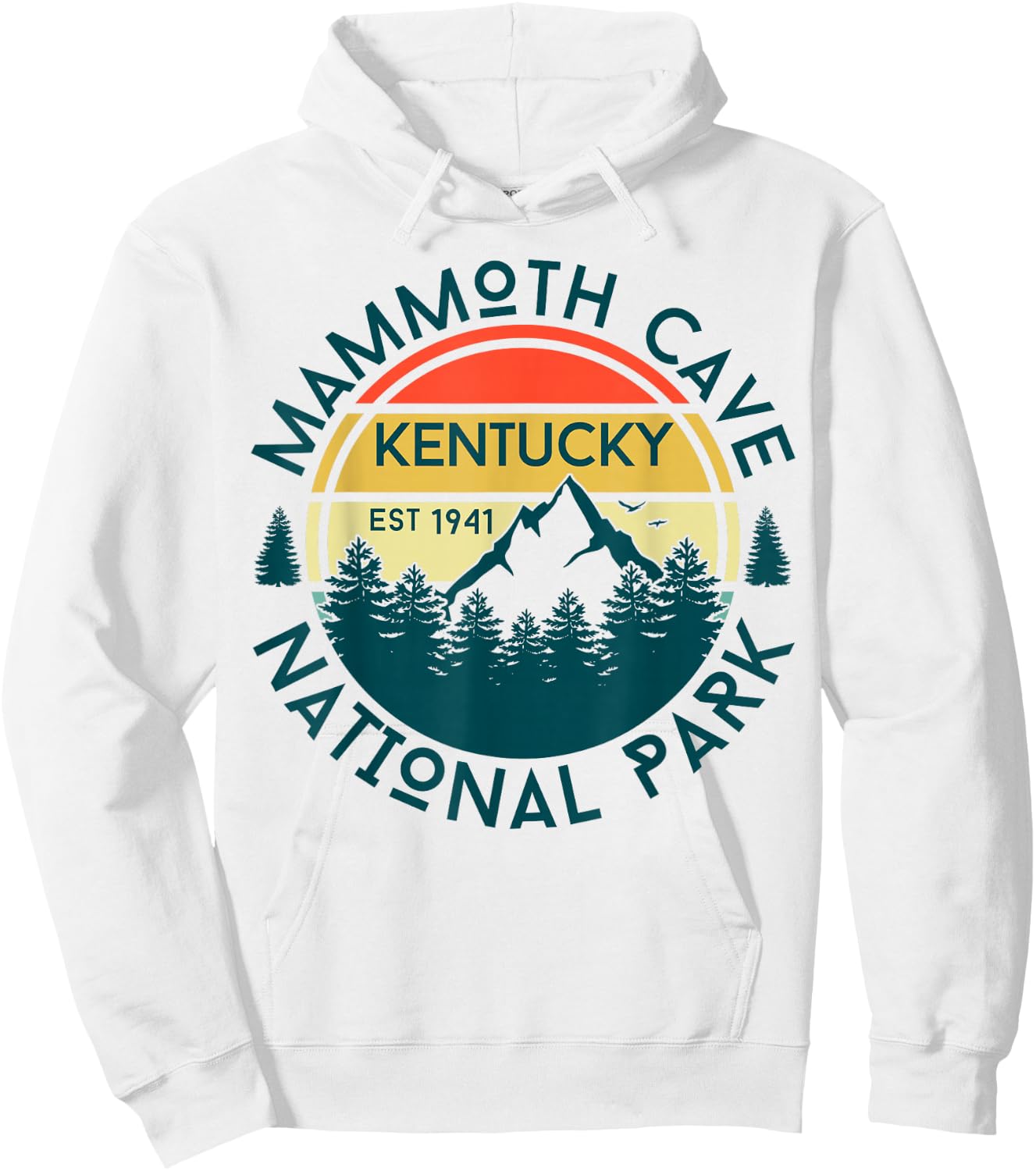 Mammoth Cave National Park Hoodie - Hoodie | White