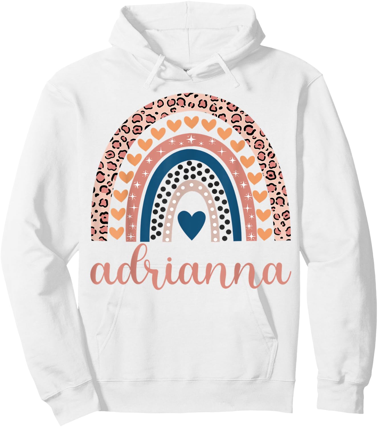 Adrianna Adrianna Name Birthday Shirt Gift Hoodie - Hoodie | White