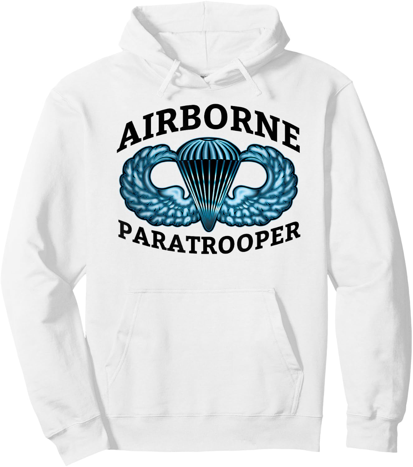 Airborne Paratrooper Hoodie - Hoodie | White