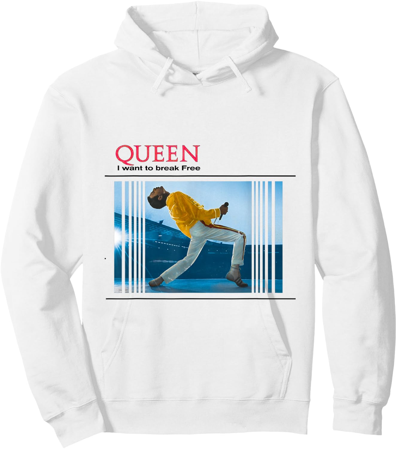 Queen I Want to Break Free Hoodie - Hoodie | White