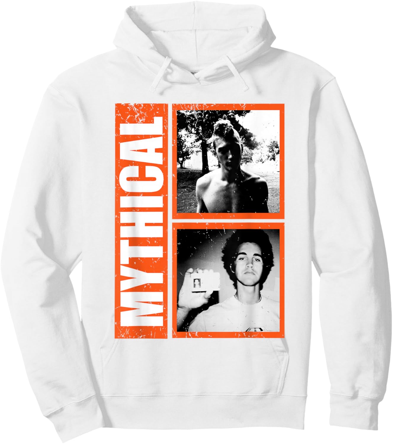 Bold Hair Hoodie - Hoodie | White