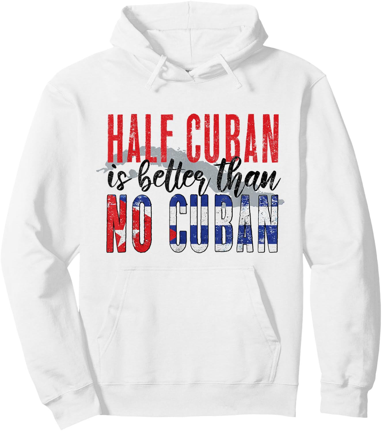 Funny Cuba Lover Graphic Men Kids Cuban Hoodie - Hoodie | White